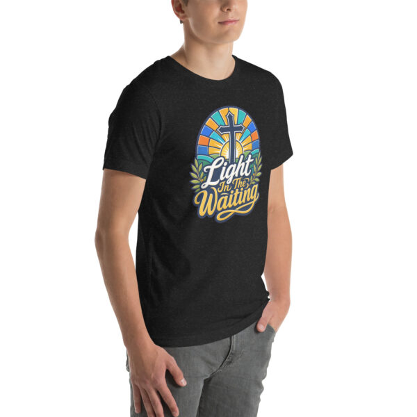 unisex-staple-t-shirt-black-heather-right-front-6a1b904cb83a4.jpg Light In The Waiting T-Shirt
