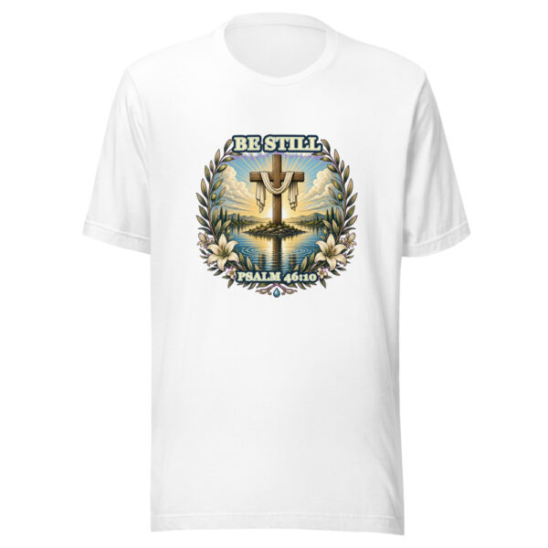 BE STILL / PSALM 46:10 Heartbeat-20260614-christianshirtstore-codex Graphic Tee mockup 3 BE STILL / PSALM 46:10 Heartbeat-20260614-christianshirtstore-codex Graphic Tee mockup 3