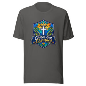 Chosen And Cherished Graphic Tee front view