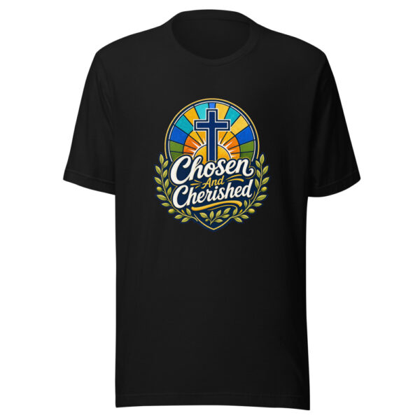 Chosen And Cherished Graphic Tee mockup 2