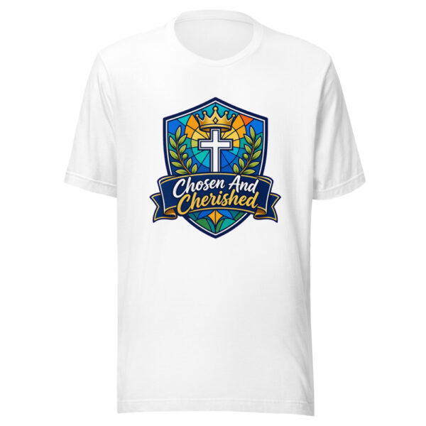 Chosen And Cherished Graphic Tee mockup 3 Chosen And Cherished Graphic Tee mockup 3
