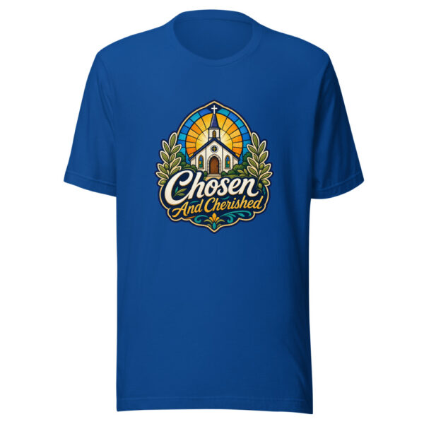 Chosen And Cherished Graphic Tee mockup 3