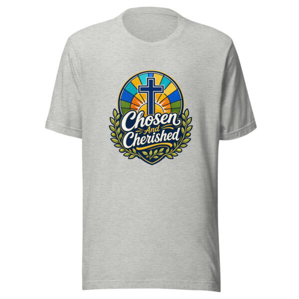 Chosen And Cherished Graphic Tee mockup 5