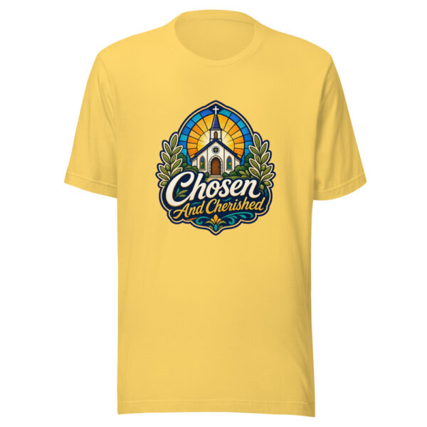 Chosen And Cherished Graphic Tee mockup 6