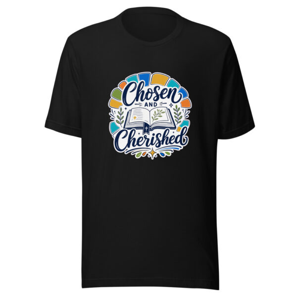 Chosen And Cherished Graphic Tee mockup 7