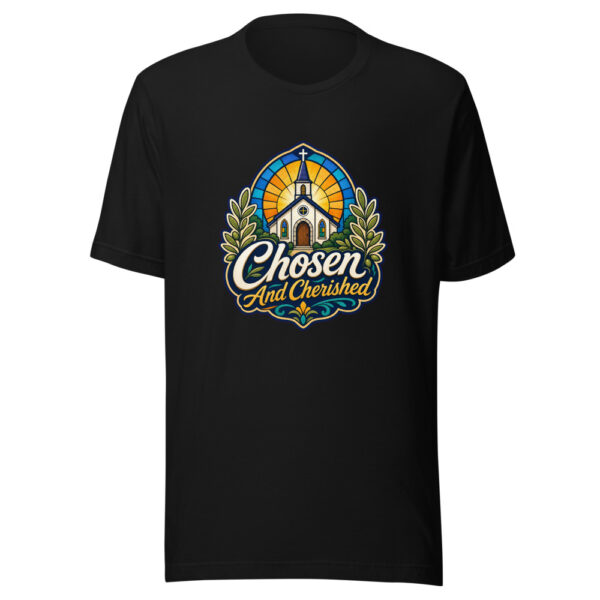 Chosen And Cherished Graphic Tee mockup 7