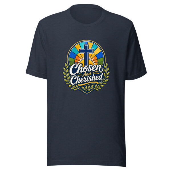 Chosen And Cherished Graphic Tee mockup 7