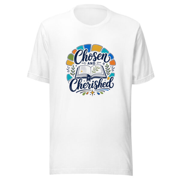 Chosen And Cherished Graphic Tee mockup 8