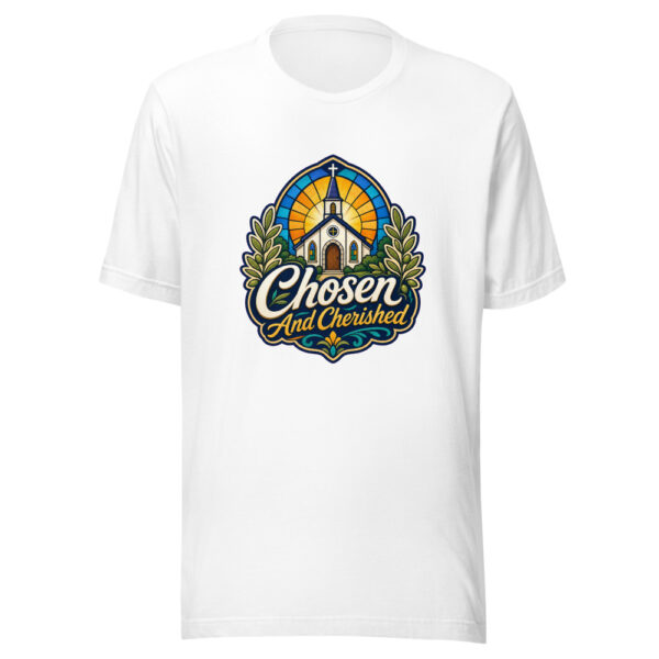 Chosen And Cherished Graphic Tee mockup 8