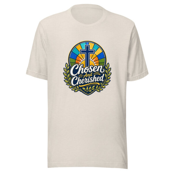 Chosen And Cherished Graphic Tee mockup 8