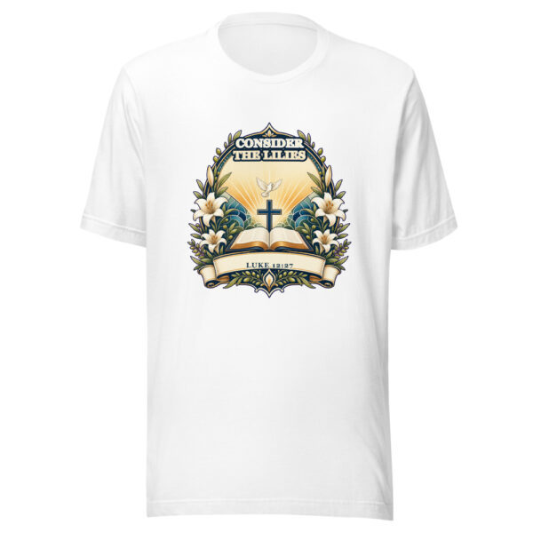CONSIDER THE LILIES Heartbeat-20260614-christianshirtstore-codex Graphic Tee mockup 3 CONSIDER THE LILIES Heartbeat-20260614-christianshirtstore-codex Graphic Tee mockup 3