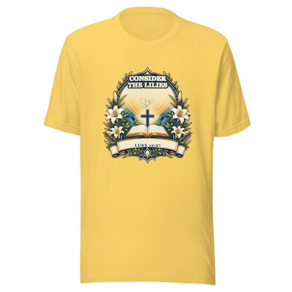 CONSIDER THE LILIES Heartbeat-20260614-christianshirtstore-codex Graphic Tee mockup 6