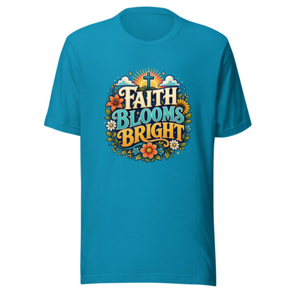 FAITH BLOOMS BRIGHT Heartbeat-20260622-codex-fallback Graphic Tee mockup 1 FAITH BLOOMS BRIGHT Heartbeat-20260622-codex-fallback Graphic Tee front view
