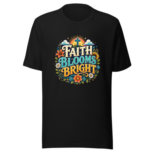 FAITH BLOOMS BRIGHT Heartbeat-20260622-codex-fallback Graphic Tee mockup 2 FAITH BLOOMS BRIGHT Heartbeat-20260622-codex-fallback Graphic Tee mockup 2