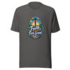 Faith Finds Firm Ground Graphic Tee mockup 4