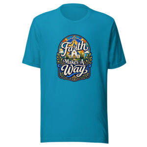 Faith Makes A Way Graphic Tee front view
