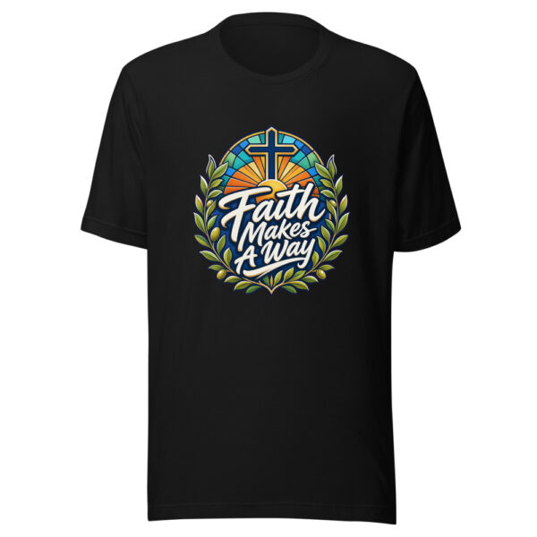faith-makes-a-way-evergreen-shirt-design-manual-faith-makes-a-way-evergr-mockup-1 Faith Makes A Way Graphic Tee