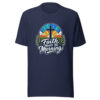 Faith Meets The Morning Graphic Tee mockup 3