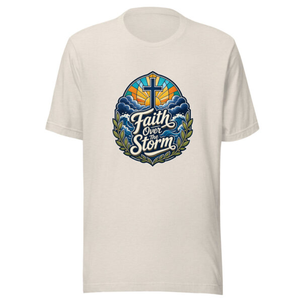 Faith Over The Storm Graphic Tee mockup 8 Faith Over The Storm Graphic Tee mockup 8