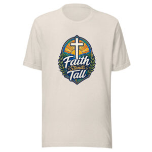Faith Stands Tall Graphic Tee front view