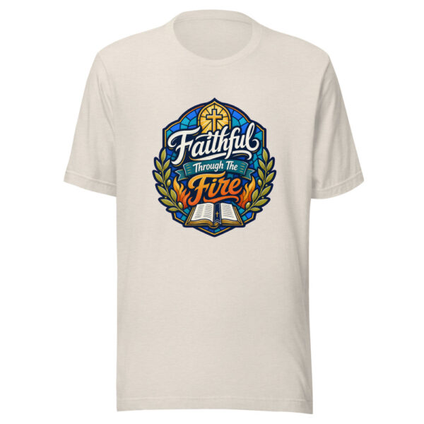 Faithful Through The Fire Graphic Tee mockup 8 Faithful Through The Fire Graphic Tee mockup 8