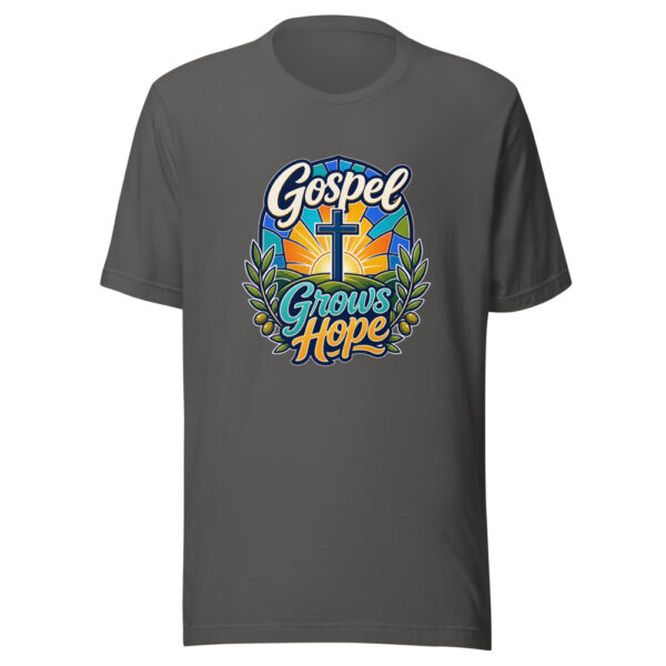 Gospel Grows Hope Graphic Tee mockup 5 Gospel Grows Hope Graphic Tee mockup 5
