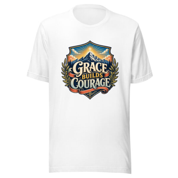 GRACE BUILDS COURAGE Heartbeat-20260624-codex-fallback Graphic Tee mockup 2 GRACE BUILDS COURAGE Heartbeat-20260624-codex-fallback Graphic Tee mockup 2