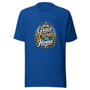 Grace Carries Me Home Graphic Tee front view