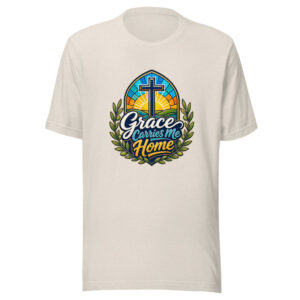 Grace Carries Me Home Graphic Tee front view