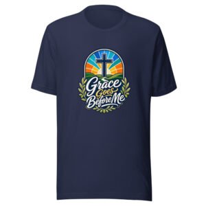 Grace Goes Before Me Graphic Tee front view