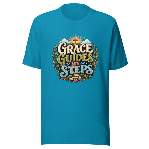 GRACE GUIDES MY STEPS Heartbeat-20260622-codex-fallback Graphic Tee mockup 1 GRACE GUIDES MY STEPS Heartbeat-20260622-codex-fallback Graphic Tee front view