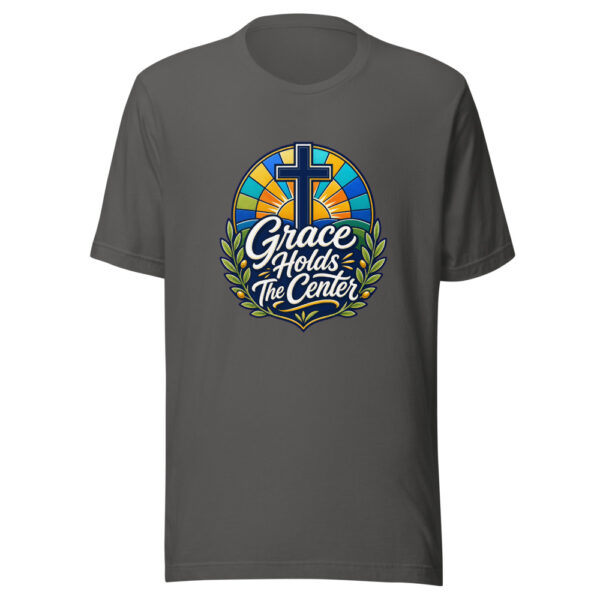 Grace Holds The Center Graphic Tee mockup 1 Grace Holds The Center Graphic Tee front view