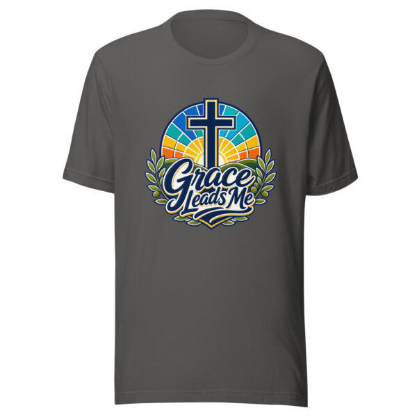Grace Leads Me Graphic Tee mockup 5