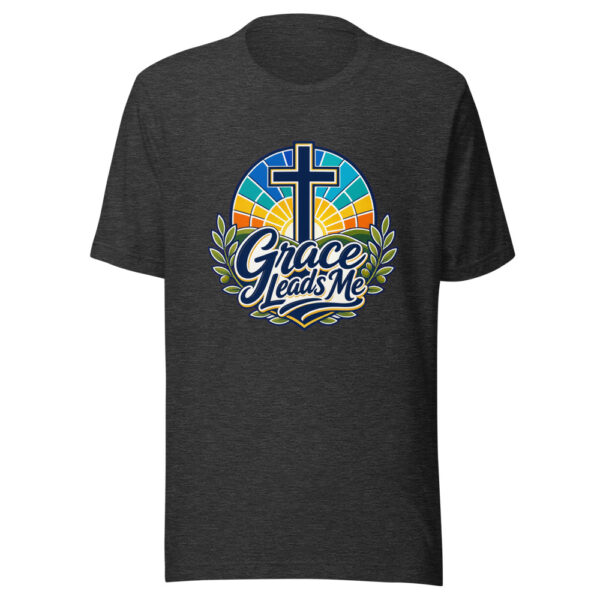 Grace Leads Me Graphic Tee mockup 6
