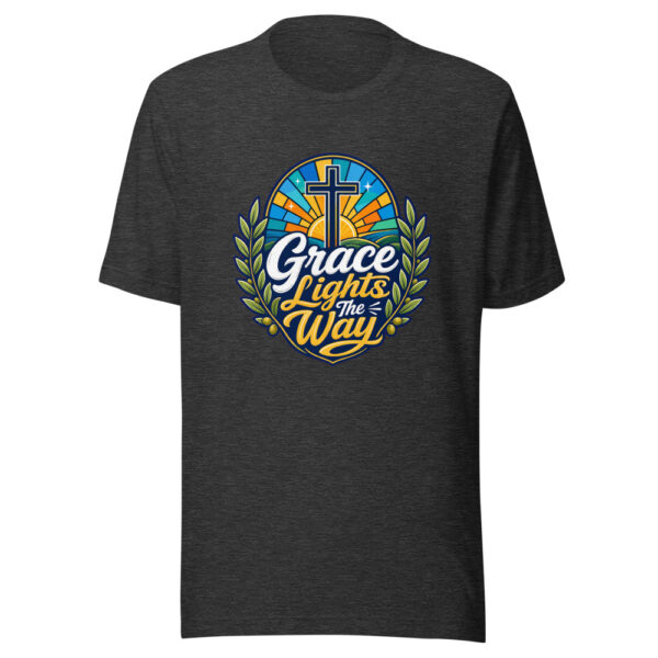 Grace Lights The Way Graphic Tee mockup 6