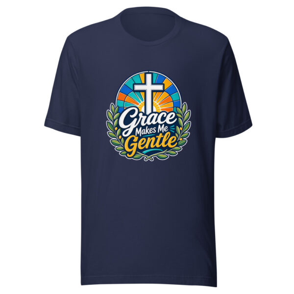 Grace Makes Me Gentle Graphic Tee mockup 4 Grace Makes Me Gentle Graphic Tee mockup 4