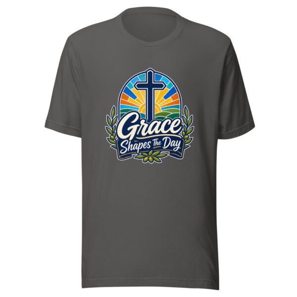 Grace Shapes The Day Graphic Tee mockup 4