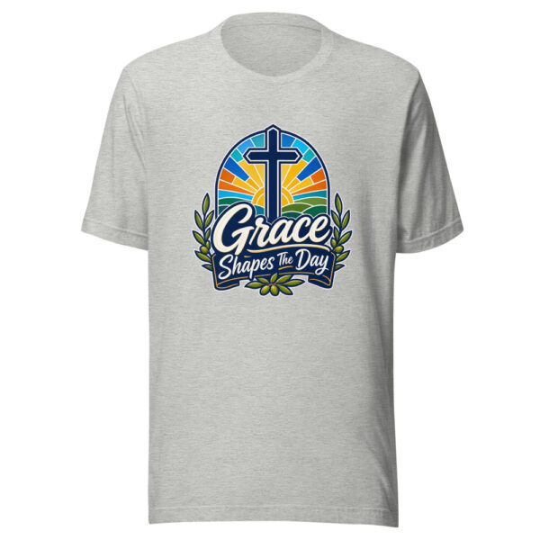 Grace Shapes The Day Graphic Tee mockup 5