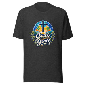 Grace Upon Grace Graphic Tee mockup 1 Grace Upon Grace Graphic Tee front view