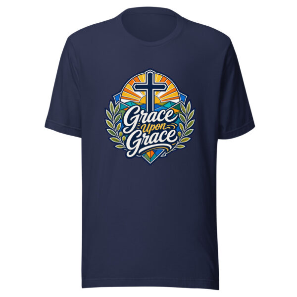 Grace Upon Grace Graphic Tee mockup 3