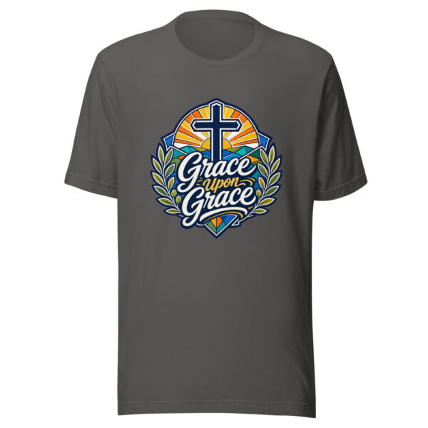 Grace Upon Grace Graphic Tee mockup 4
