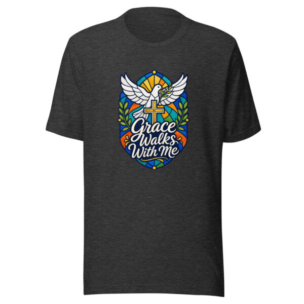 Grace Walks With Me Graphic Tee mockup 6