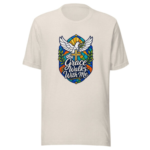Grace Walks With Me Graphic Tee mockup 8