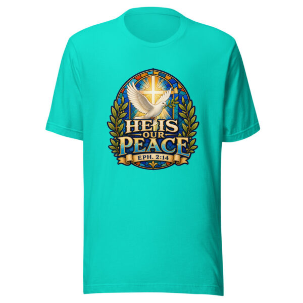 He Is Our Peace Eph. 2:14 Heartbeat-20260613-manual-codex Graphic Tee mockup 4 He Is Our Peace Eph. 2:14 Heartbeat-20260613-manual-codex Graphic Tee mockup 4