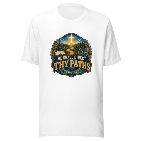 He Shall Direct Thy Paths Prov. 3:6 Heartbeat-20260613-manual-codex Graphic Tee mockup 5 He Shall Direct Thy Paths Prov. 3:6 Heartbeat-20260613-manual-codex Graphic Tee mockup 5