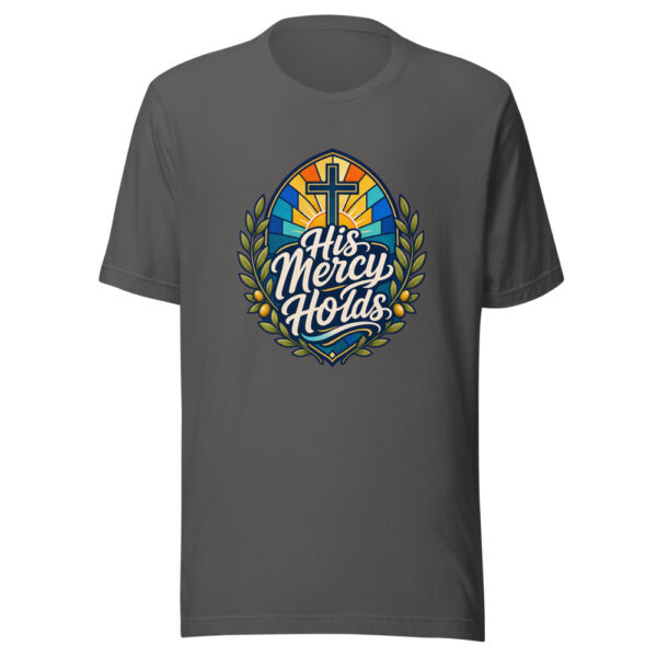 His Mercy Holds Graphic Tee mockup 3 His Mercy Holds Graphic Tee mockup 3