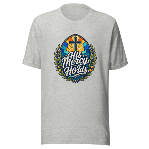 His Mercy Holds Graphic Tee mockup 4 His Mercy Holds Graphic Tee mockup 4