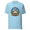 His Mercy Holds Graphic Tee mockup 5