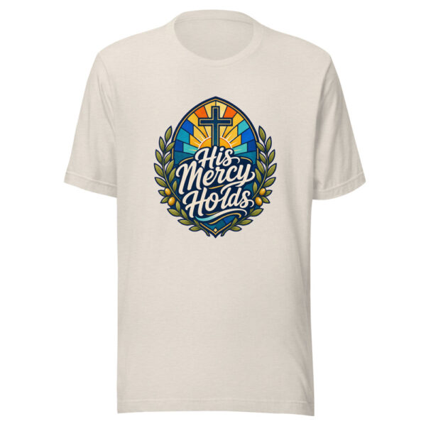 His Mercy Holds Graphic Tee mockup 8 His Mercy Holds Graphic Tee mockup 8