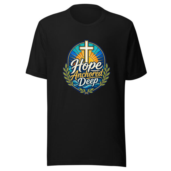 Hope Anchored Deep Graphic Tee mockup 2 Hope Anchored Deep Graphic Tee mockup 2